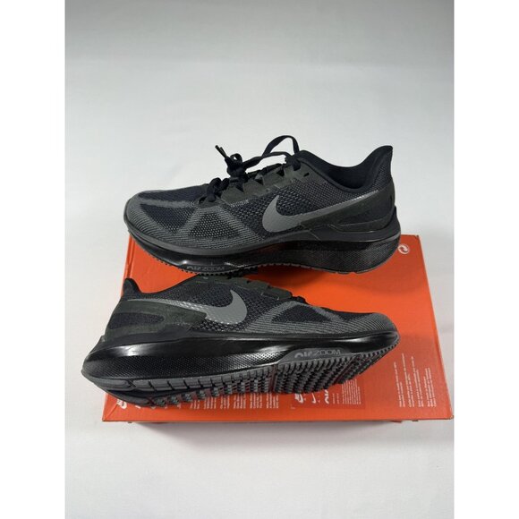 New Nike Air Zoom Structure 25 Shoes Mens Size 7 Black Running DJ7883-006 - Picture 4 of 12